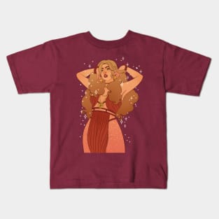 Red goddess Kids T-Shirt